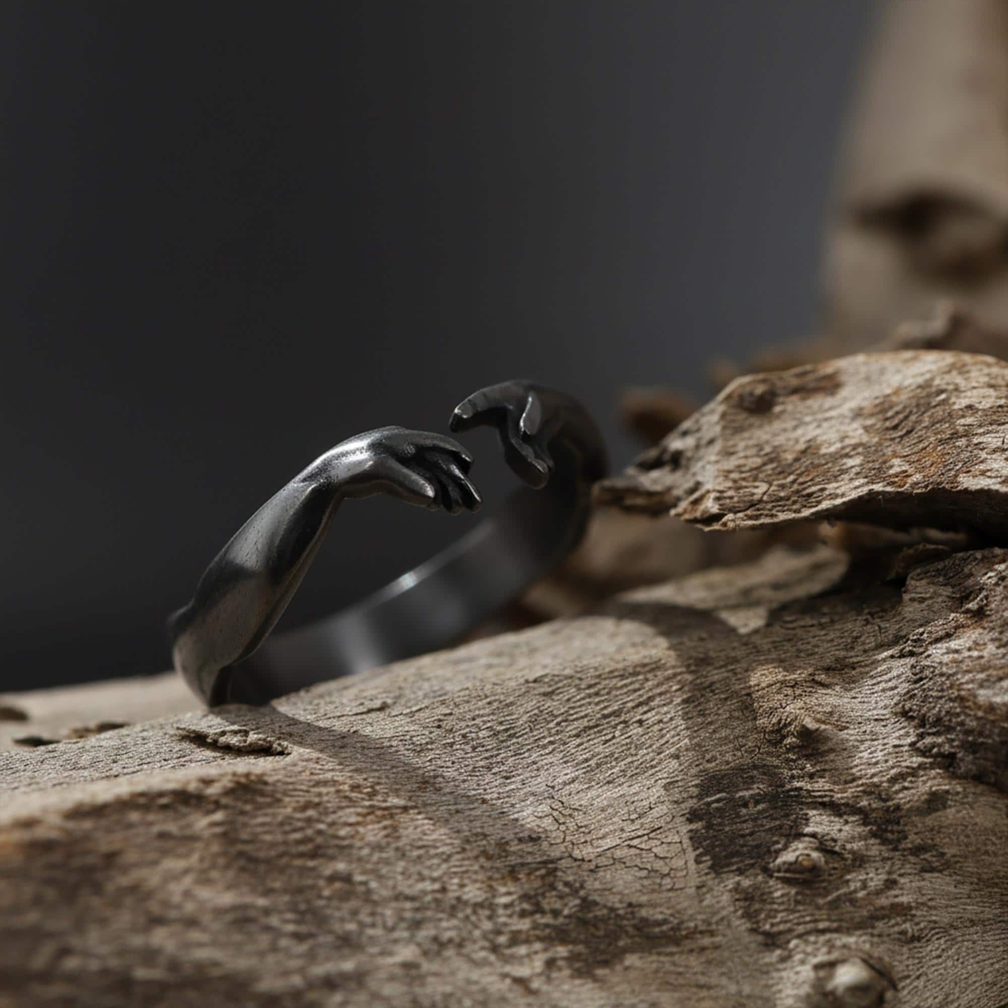 The Creation of Adam Michelangelo Ring: Hand of God Band