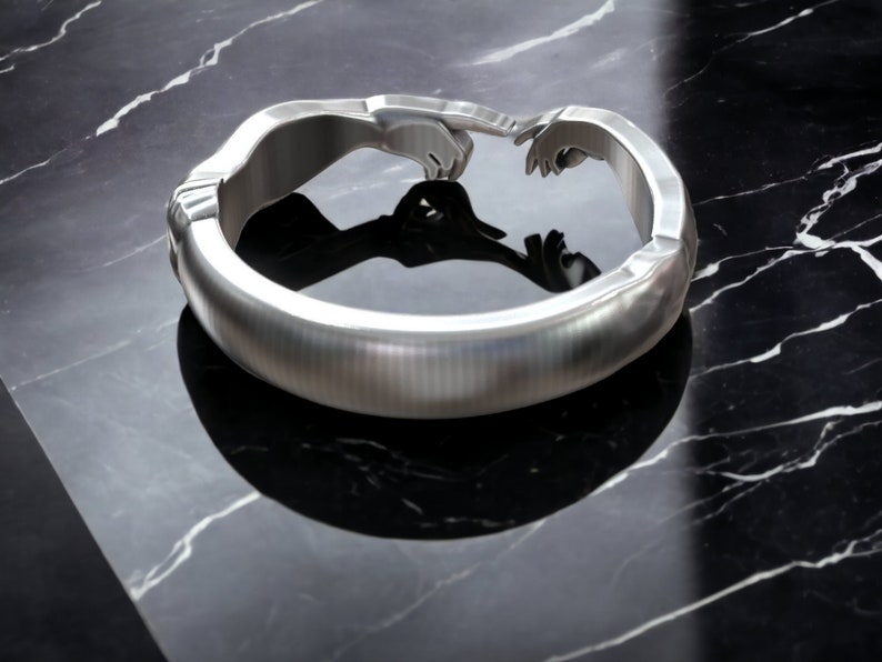 The Creation of Adam Michelangelo Ring Hand of God Ring Etsy