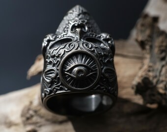 ZANCAN Anello Uomo Chevalier GOTIK - EXA148 Miglior Prezzo