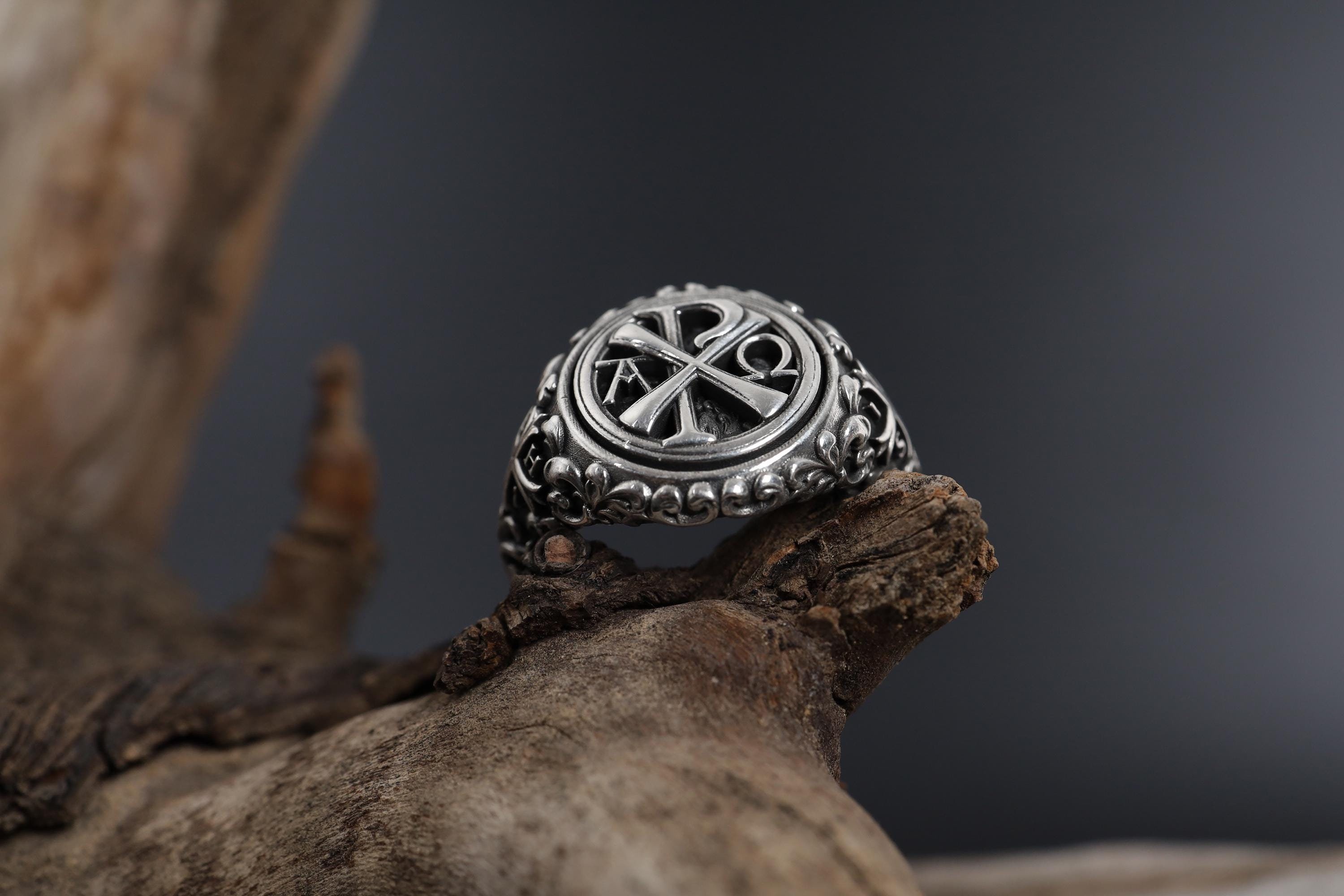 CTHY RING シルバー925 23号 CTHY RING “LARVIKITE” / “BLACK ONYX” / “RED TIG