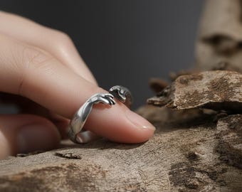 金メッキの神の手リング：ミケランジェロのアダムの創造バンド、アダム 