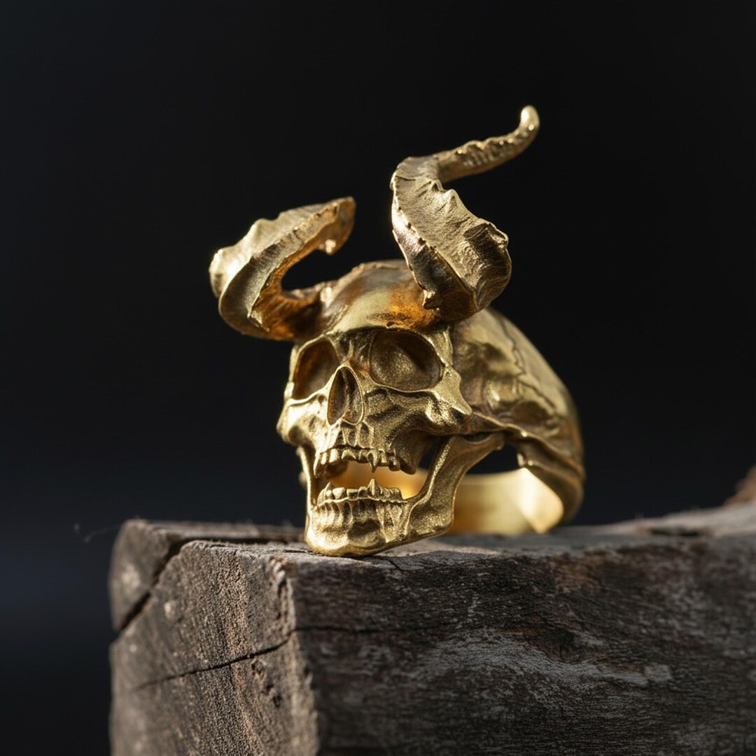 Devil Skull RING 真鍮 Devil Skull RING 真鍮 アクセサリー