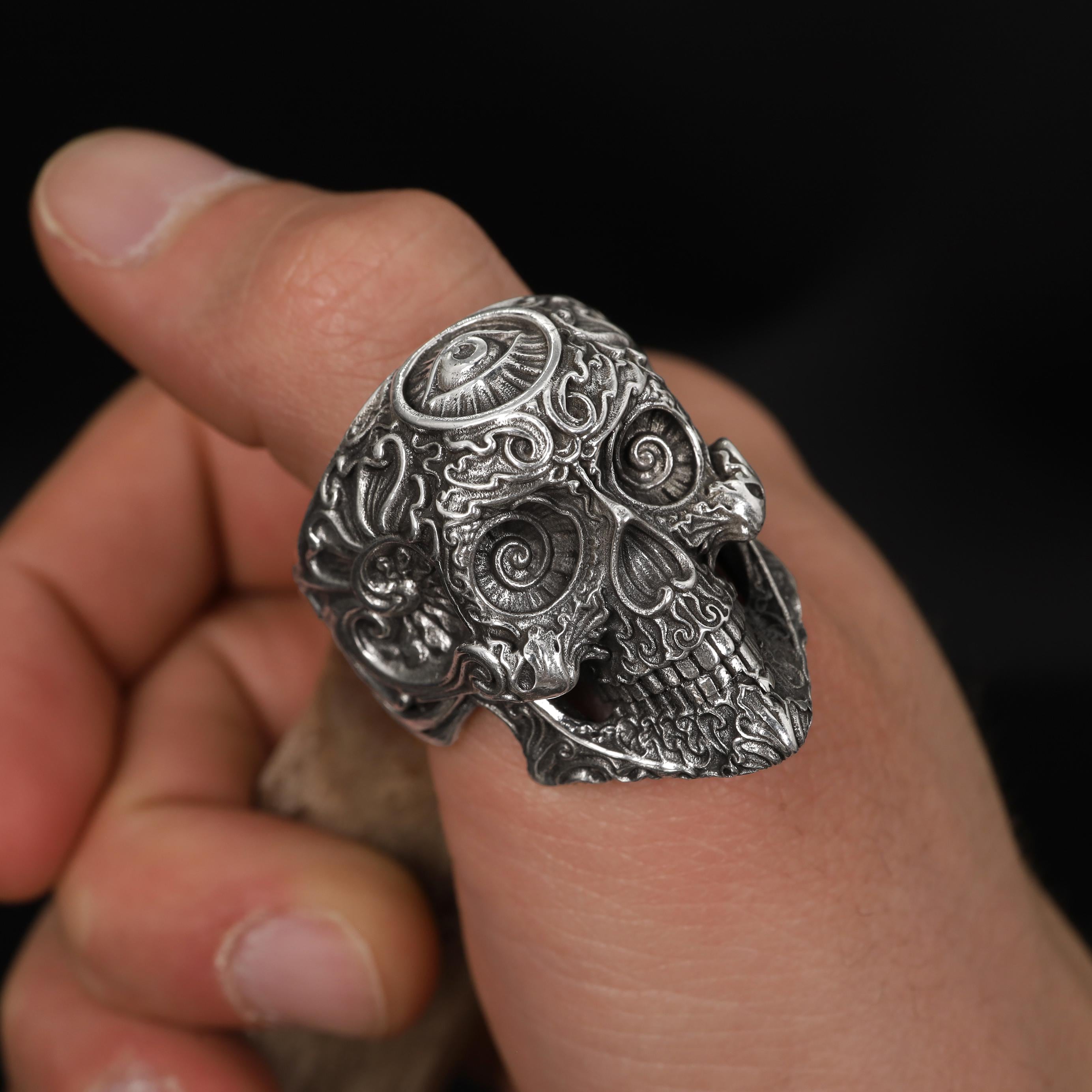 ZANCAN Anello Uomo Chevalier GOTIK - EXA148 Miglior Prezzo - Foto 6