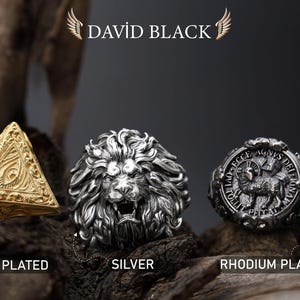 Angel Wings Band Ring, Guardian Angel Ring For Him, Gold Plated Angel Jewelry, Silver Men Wedding Ring, Unique Wedding Band for Husband image 4