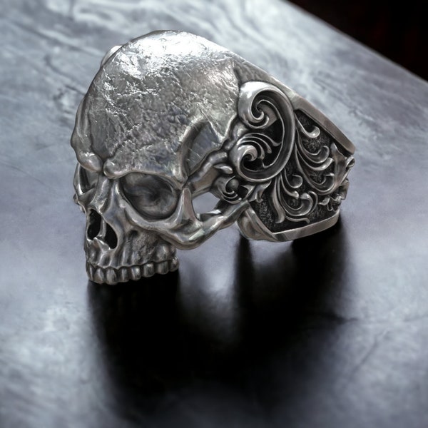 Mens Gothic Ring Etsy
