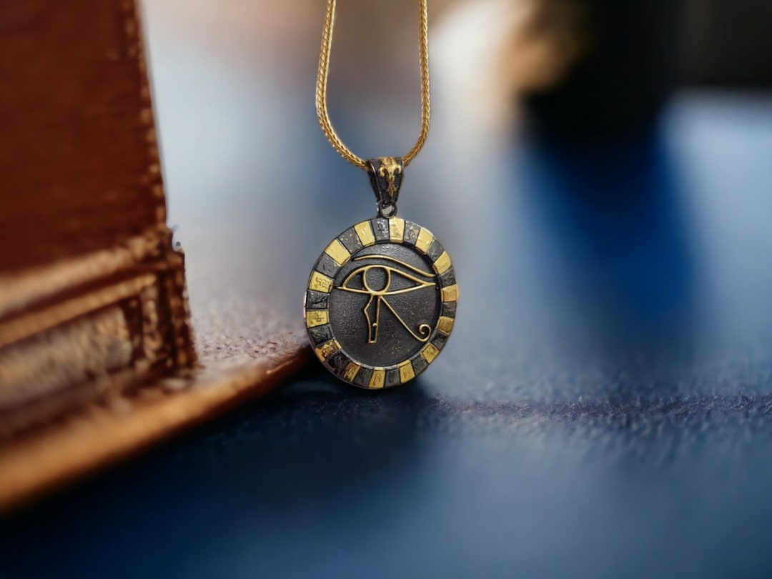 Mesmerizing Eye Of Ra Necklace Background in 4K Mesmerizing Eye Of Ra Necklace Background in 4K