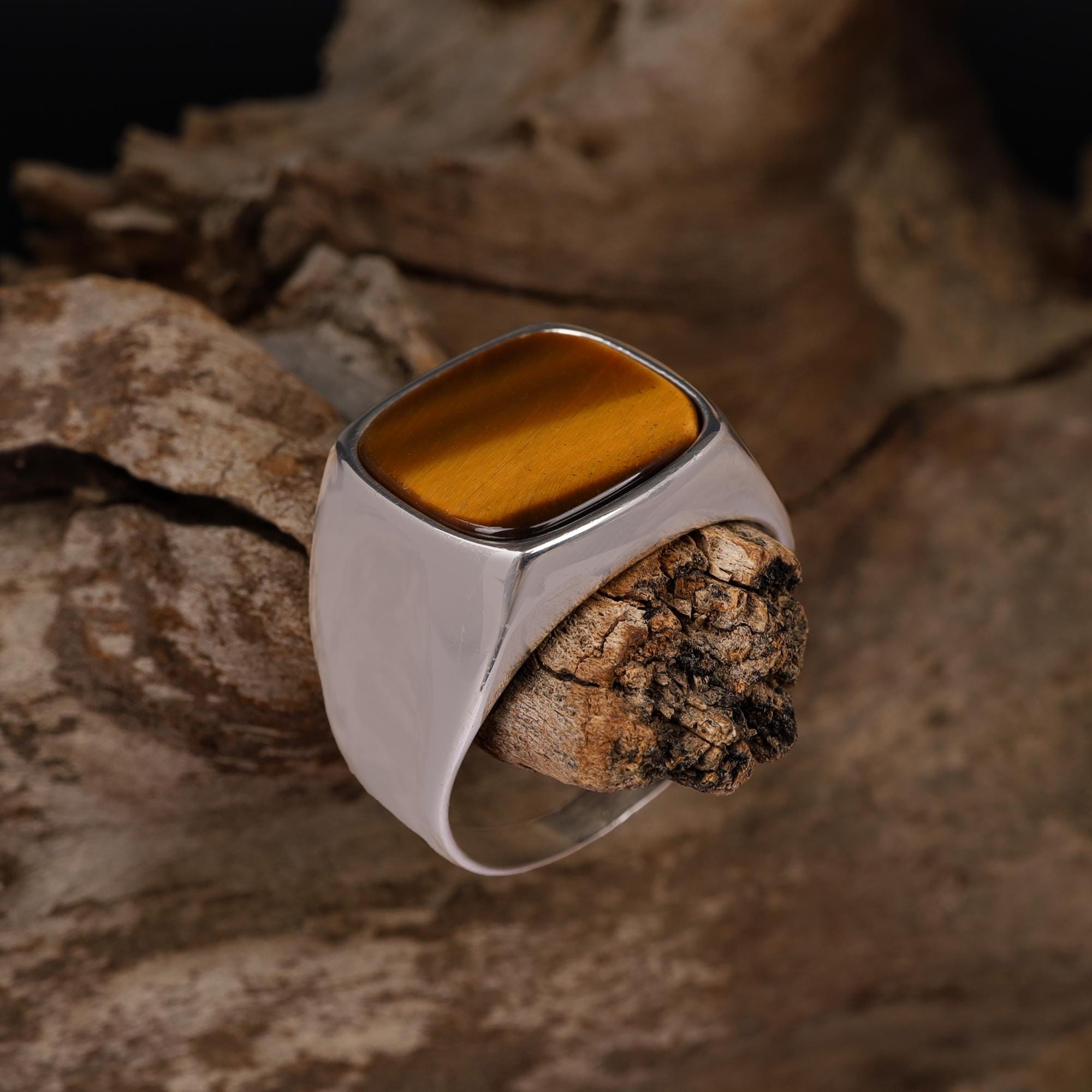 Golden Eagle ring in roestvrij staal voor mannen Golden Eagle ring in roestvrij staal voor mannen