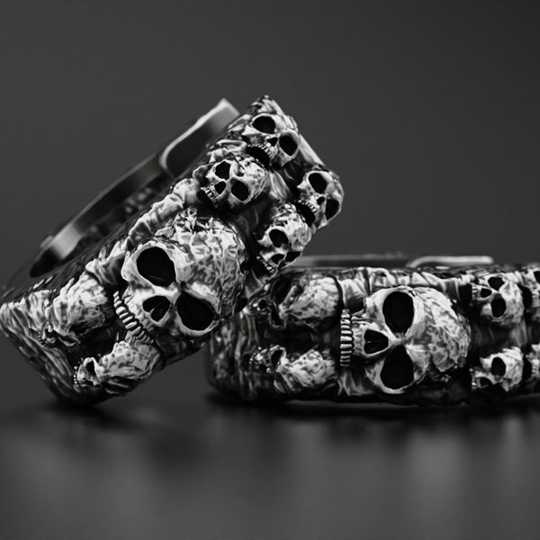 Sterling Silber Schädel kleine Ohrringe, Gothic Ohrringe, Schädel Ohrringe, Schädel Schmuck, Punk Schmuck, Goth Ohrringe