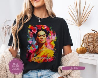 Custom Frida Khalo shirt, Frida khalo t shirt, frida khalo gift, Viva La Vida Shirt, Gift for Feminist, Mexican culture shirt, Frida Fan Tee