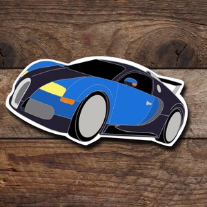 超素晴らしいStckCARZ Veyron 3ビニールステッカー