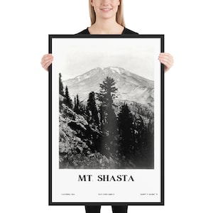 Mount Shasta Framed poster
