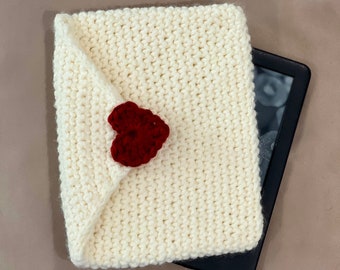 Crochet, Soft, Love Letter Kindle Cover for Kindle, Kindle Paperwhite, & Kindle Oasis