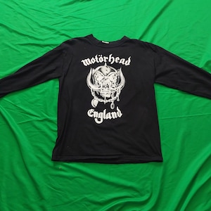 Motorhead Classic “Snaggle Tooth – Motorhead England” Long sleeve Tshirt