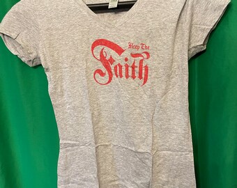 Vintage T-shirt Size L Bon Jovi Keep the Faith 1992 - Etsy Norway