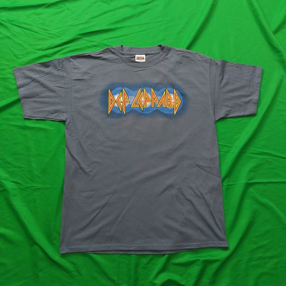 メンズ 00s Def Leppard バンド Euphoria ツアー Tシャツ
