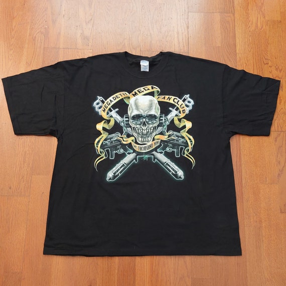2009 年のメガデス ファンクラブ T シャツ - Etsy 日本