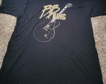 Vintage 1999 B.B. King on Tour 2000 T Shirt Size L (W 22.5 X L 28