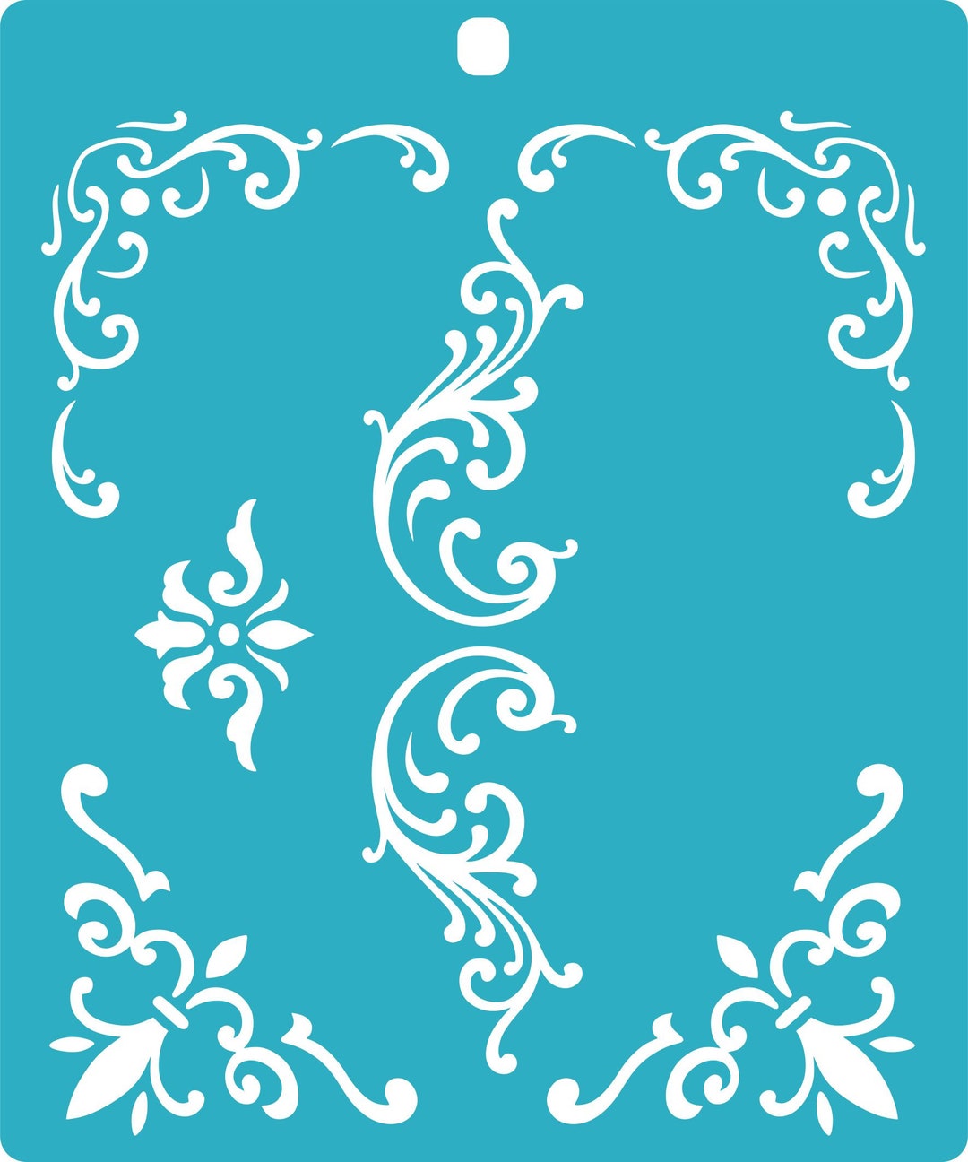 Stencil Monogram, Wenzels, Plastic Stencil, Reusable Stencil, Sturdy