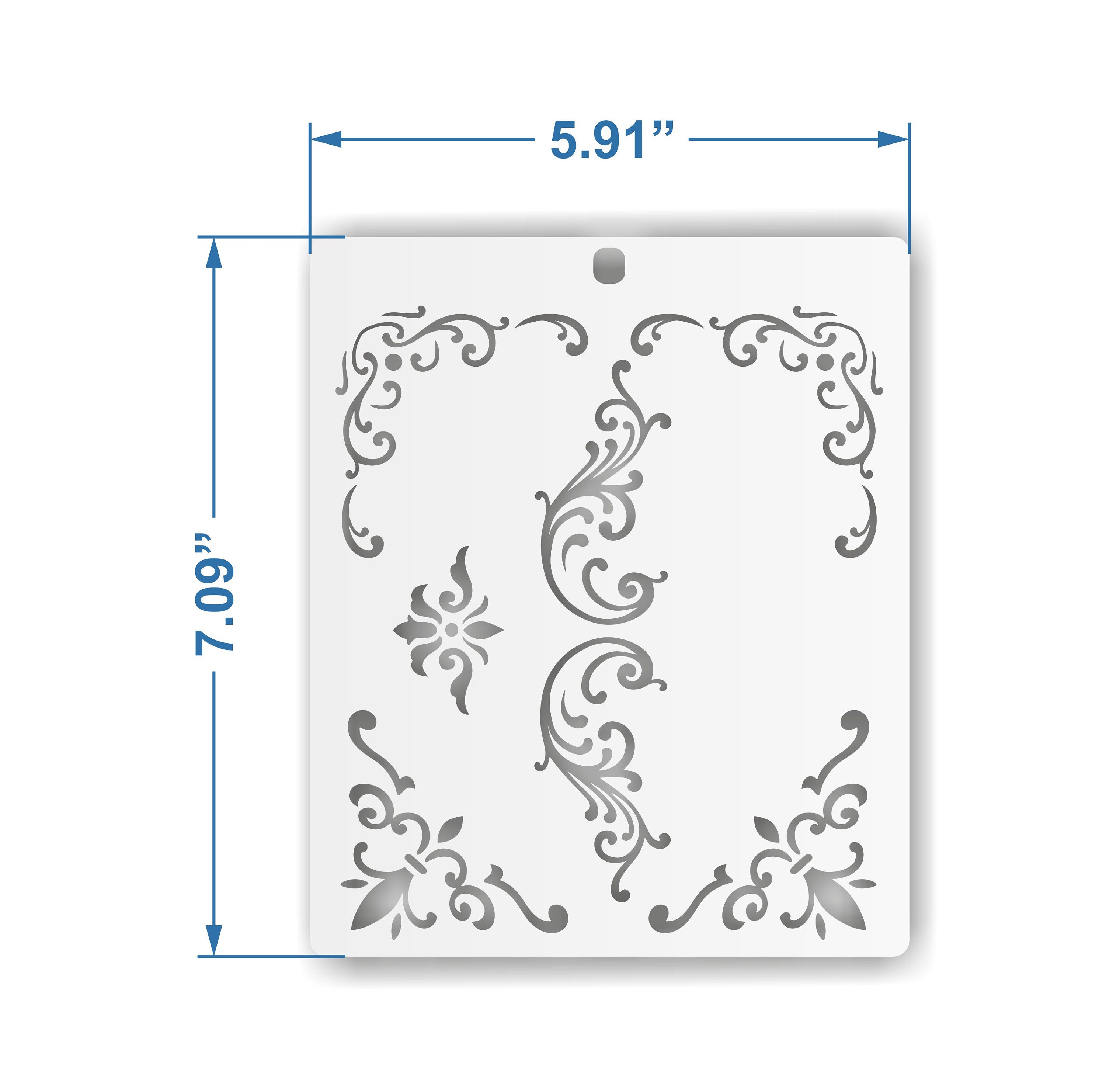 Stencil Monogram, Wenzels, Plastic Stencil, Reusable Stencil, Sturdy