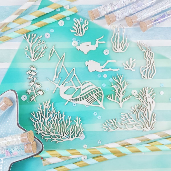 Laser Cut Chipboard Etsy