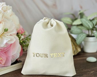 Personalized Drawstring Bags, Custom Gift Bag, Jewelry Pouch, Velvet Drawstring Gift Bag, Personalized Bridesmaid Gift, Custom Bags