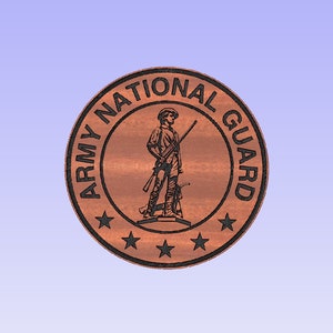 Army National Guard Minuteman cut file (svg, dxf, crv, lbrn, c2d, png, pdf)