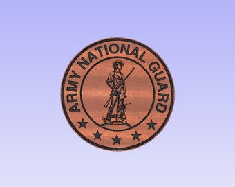 Army National Guard Minuteman cut file (svg, dxf, crv, lbrn, c2d, png, pdf)