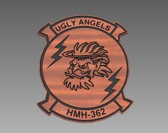HMH 326 Ugly Angles Marine Heavy Helicopter Squadron 326 cut file (svg, dxf, crv, lbrn, c2d, png, pdf)