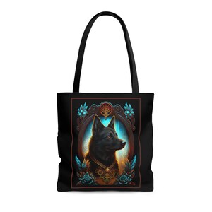 German Shepherd, GSD, Tote Bag, German Shepherd Tote Bag, German Shepherd Bag, Shepherd Mom, Shepherd Lover, Black German Shepherd