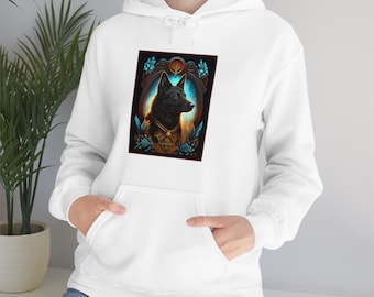 German Shepherd, GSD Hoodie, German Shepherd Hoodie, German Shepherd Sweatshirt Shepherd Mom, Shepherd Lover, Black German Shepherd, Hoodie