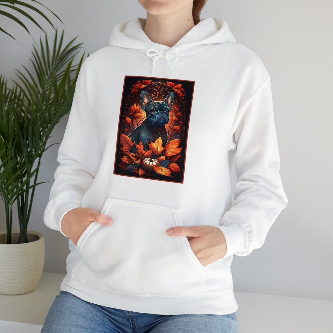 French Bulldog Frenchie Vacuum Blueprint Hoodie