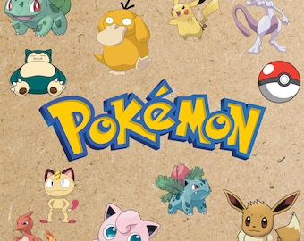 Pokémon Stickers - Durable Waterproof Vinyl Decals