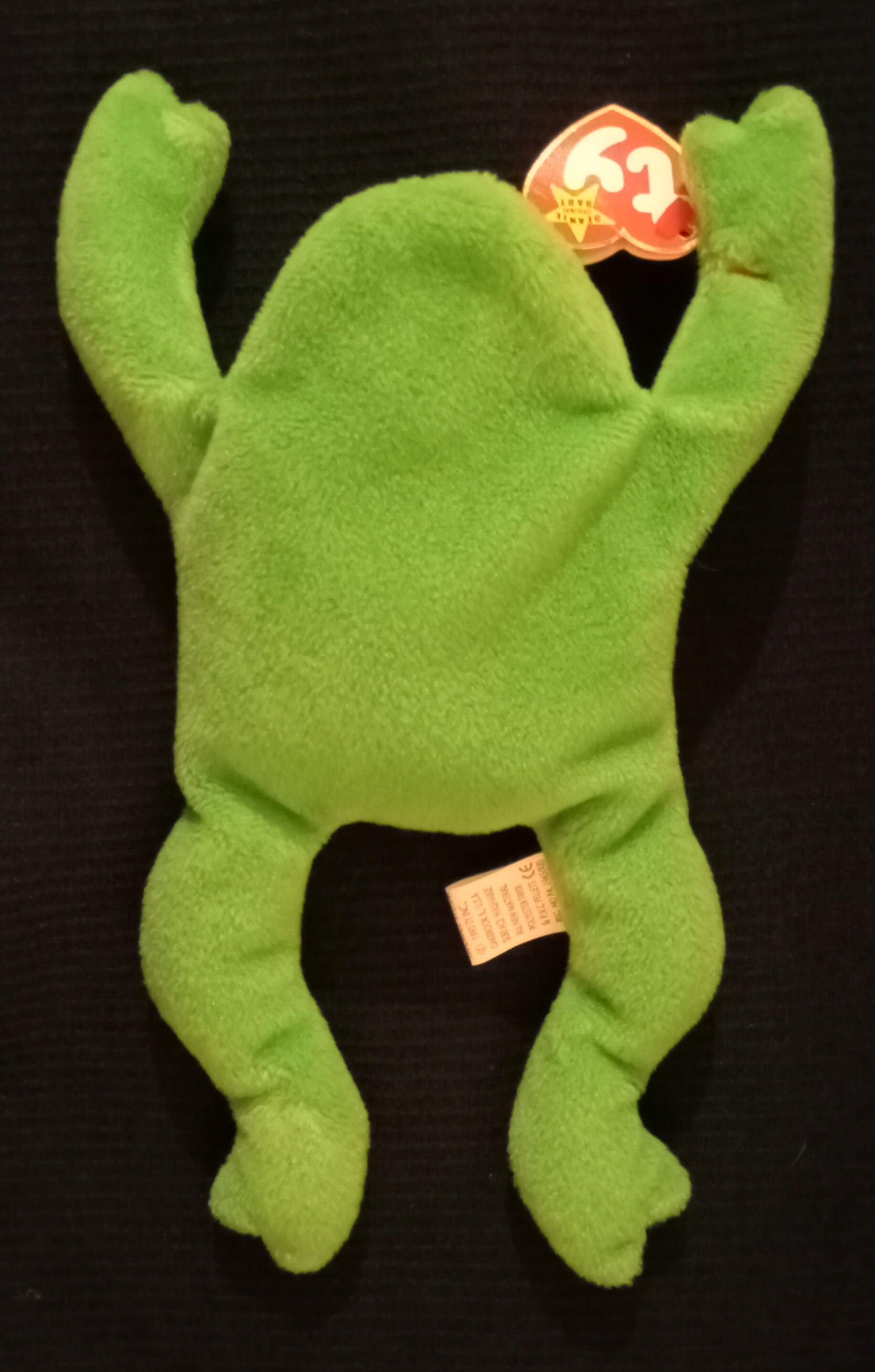 1993 Ty Beanie Baby Original 9 PVC Legs the Frog Etsy