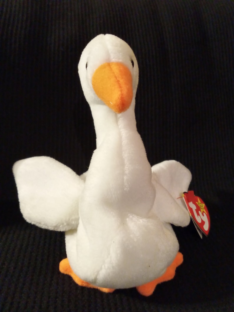 Ty Beanie Babies Gracie the Swan RARE Etsy