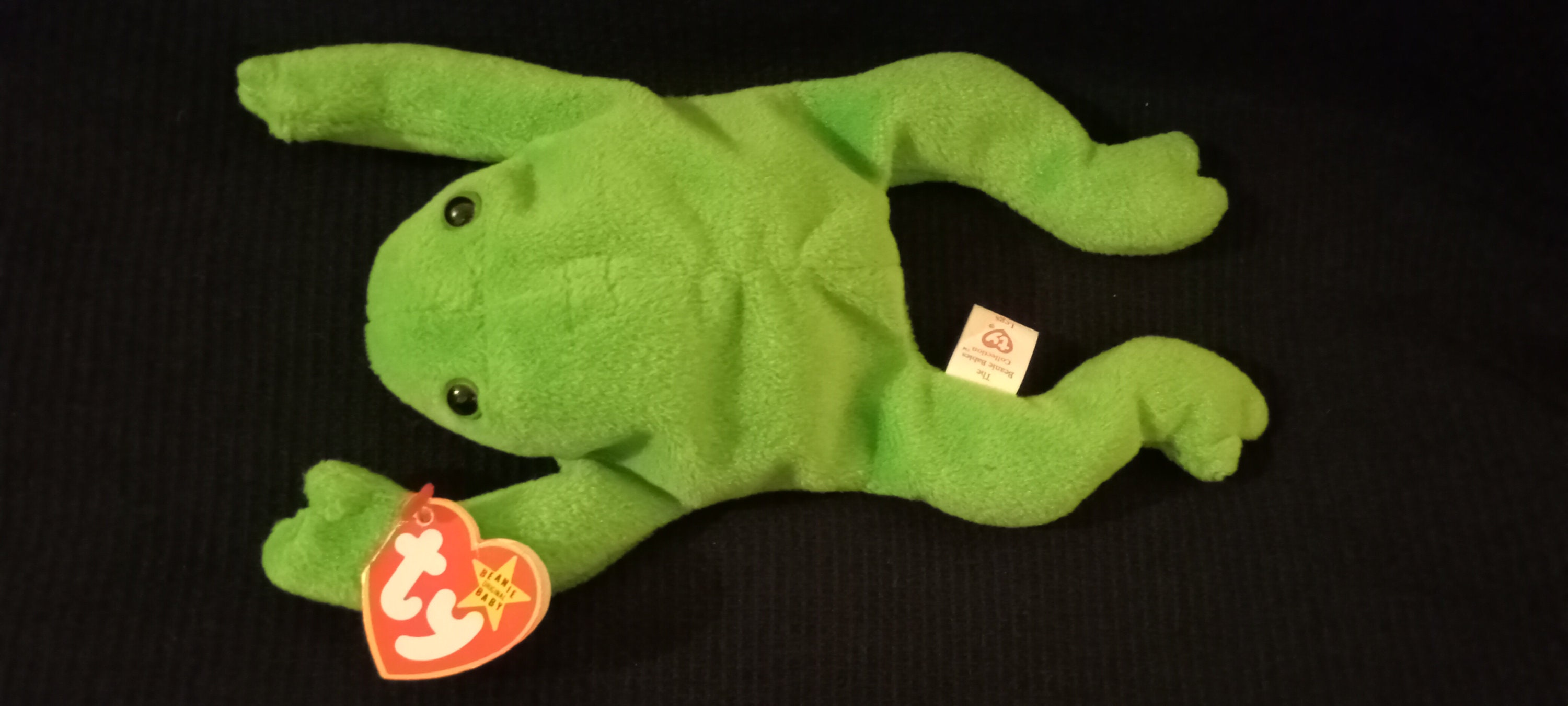 1993 Ty Beanie Baby Original 9 PVC Legs the Frog Etsy
