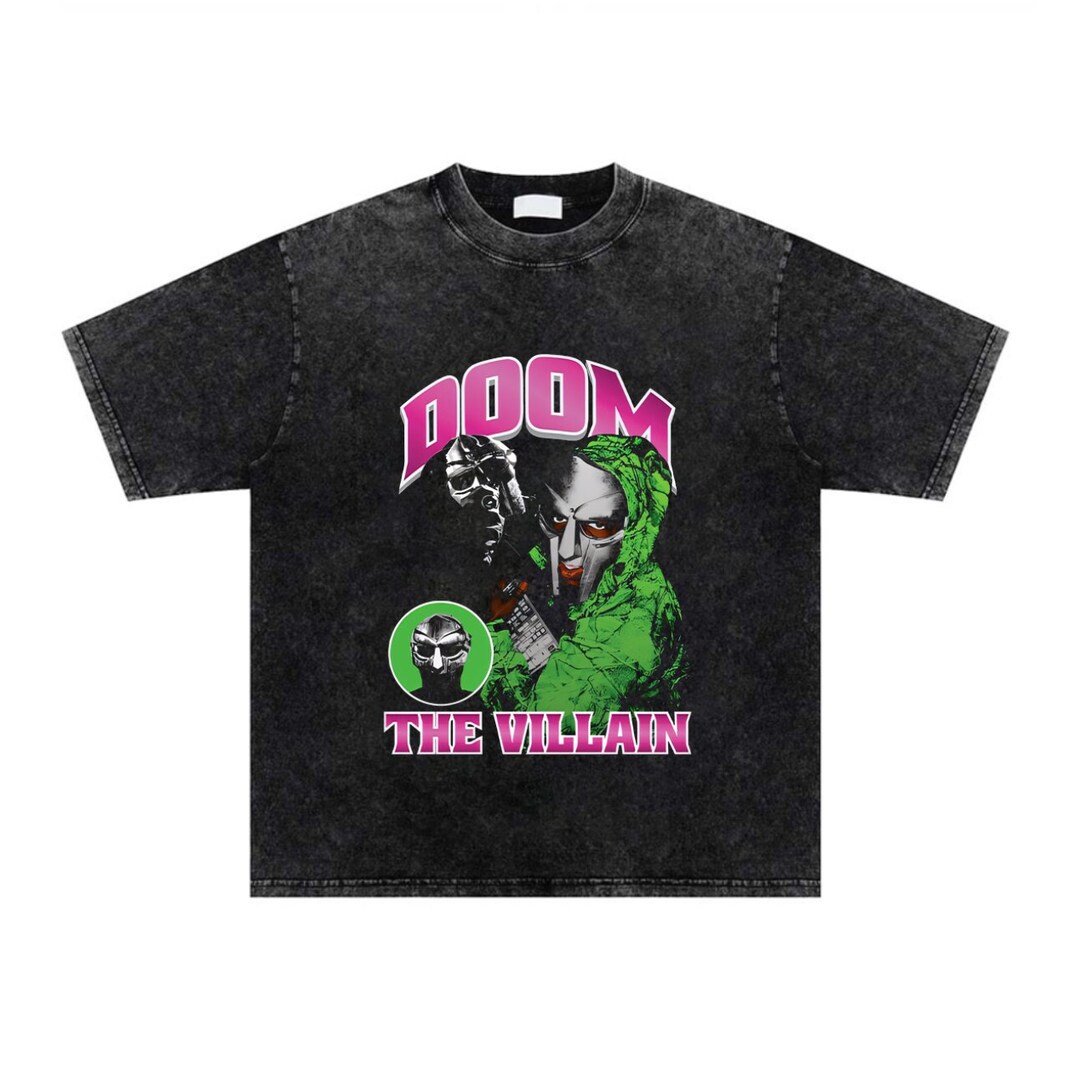 Mf Doom T Shirt Shirt T-shirt Shirt Tee T Vintage Hoodie Acid Wash ...