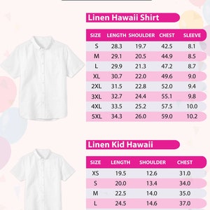 a shirt size chart for a child's shirt