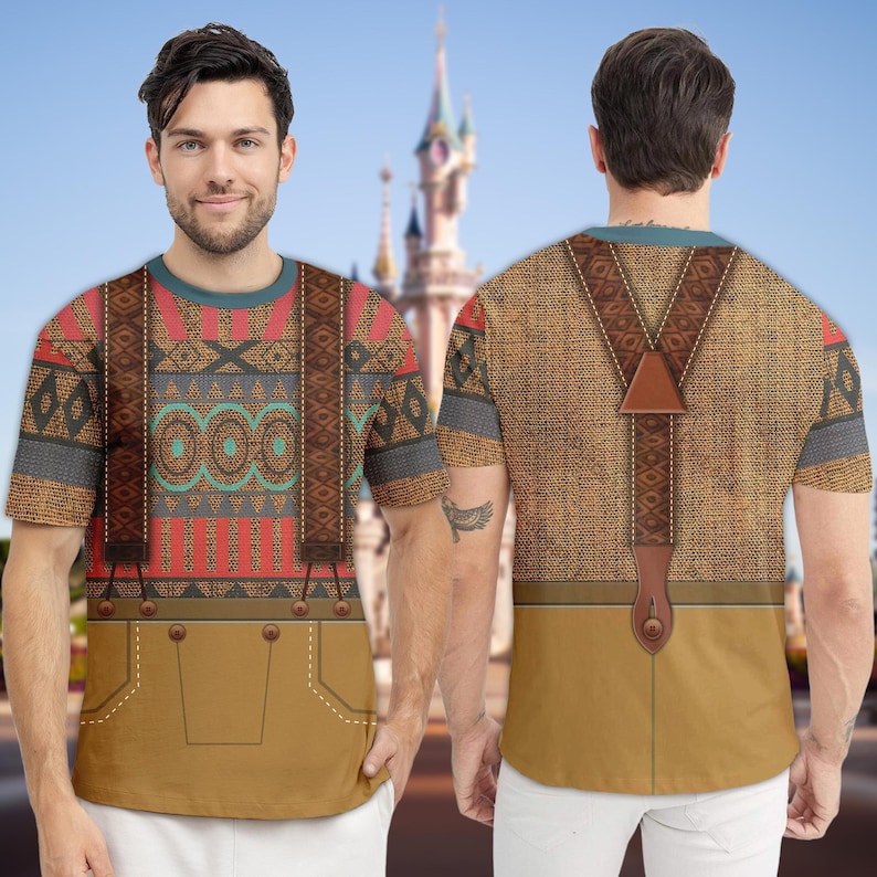 Oaken Frozen Costume Cosplay 3D T-Shirt, Halloween Costume Shirt For Men, Halloween Matching Family/Group All Over Print Shirt Bild 2