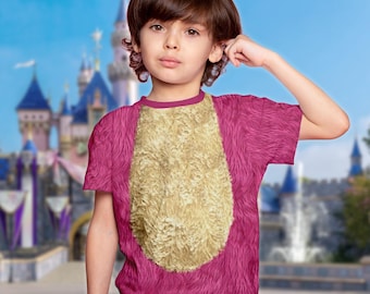 Lotso Bear Shirt, Pink Bear Costume Cosplay 3D Shirt, Toy Story Halloween Costume For Family Group T Shirt, Villain Halloween Toy Men Tee