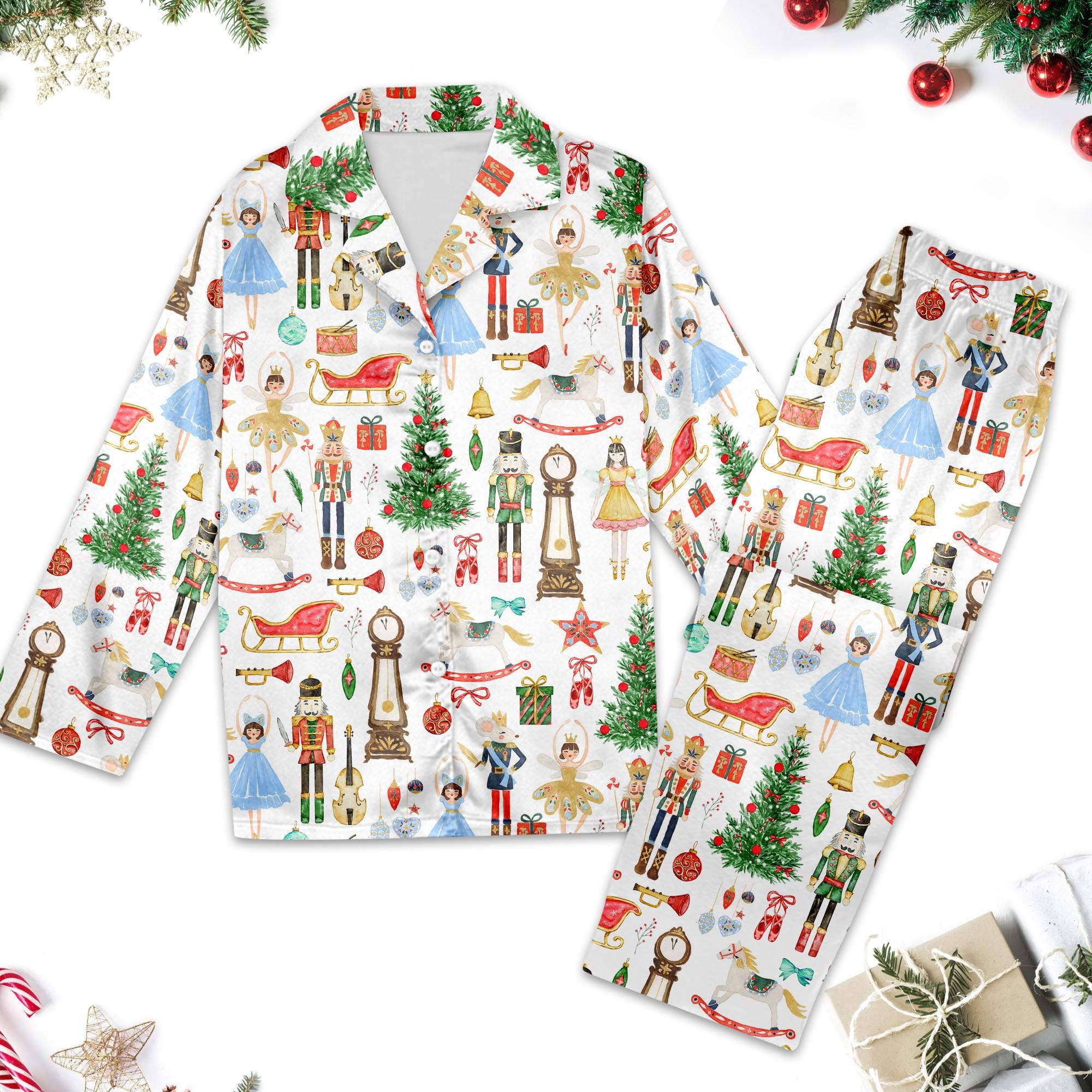 Discover Nutcracker Christmas Pajamas Set, Christmas Nutcracker Pajama Set, Nutcracker Ballet Xmas Holiday Party, Nutcracker Pajamas Gift