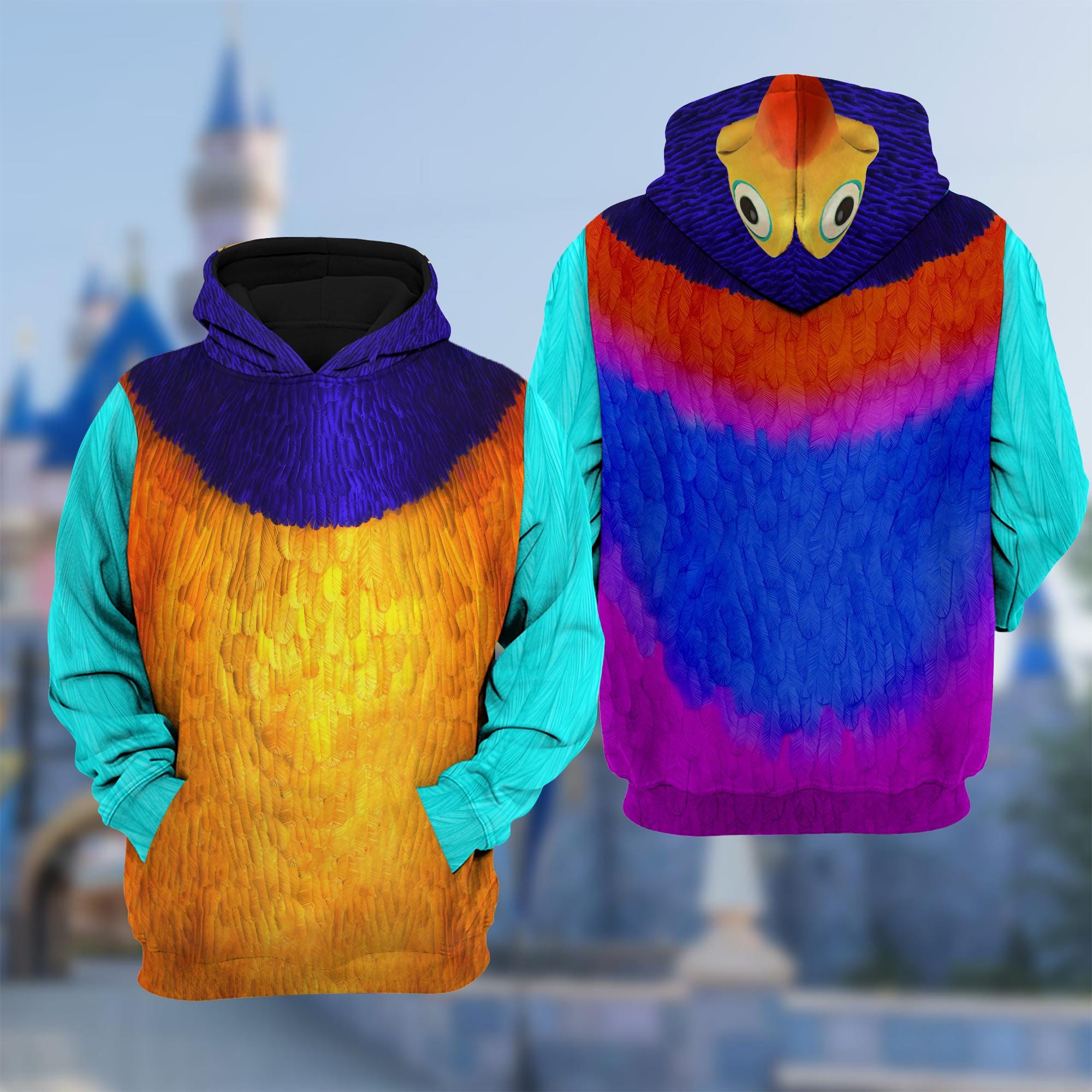 Discover Disney Kevin From Up Costume 3D Hoodie, Pixar Up Halloween Costume Hoodie, Up Women Men Cosplay Hoodie, Halloween Cosplay Hoodie, Kevin Costume