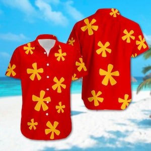 Chemise hawaïenne de film de dessin animé Chip And Dale, chemise de plage Hawaii dessin animé, chemise costume Chip n Dale, t-shirt costume cosplay Magic Kingdom