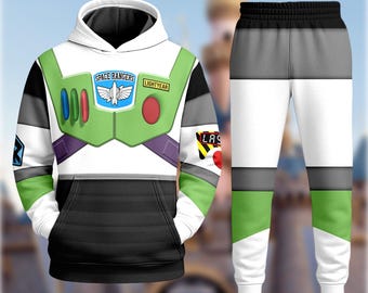 Buzz Lightyear Halloween Costumes Shirt, Toy Story Cosplay Costume Hoodie Sweatpants, Halloween Costume For Family