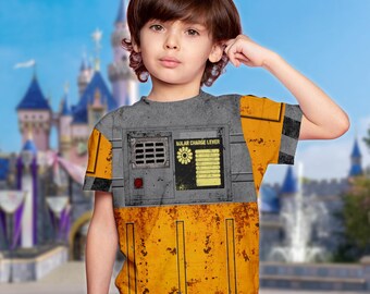 Wall-E Fictional Galaxy Robot 3D Shirt, Halloween Costume For Family Group T Shirt, Funny Robot Cosplay Party Costume Gift For Movie Lover