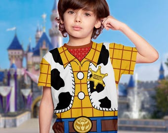 Toy Story Characters Shirt, Woody Costume Cosplay 3D T-Shirt, Halloween Costume For Family Group T Shirt, Toy Shirt For Couple
