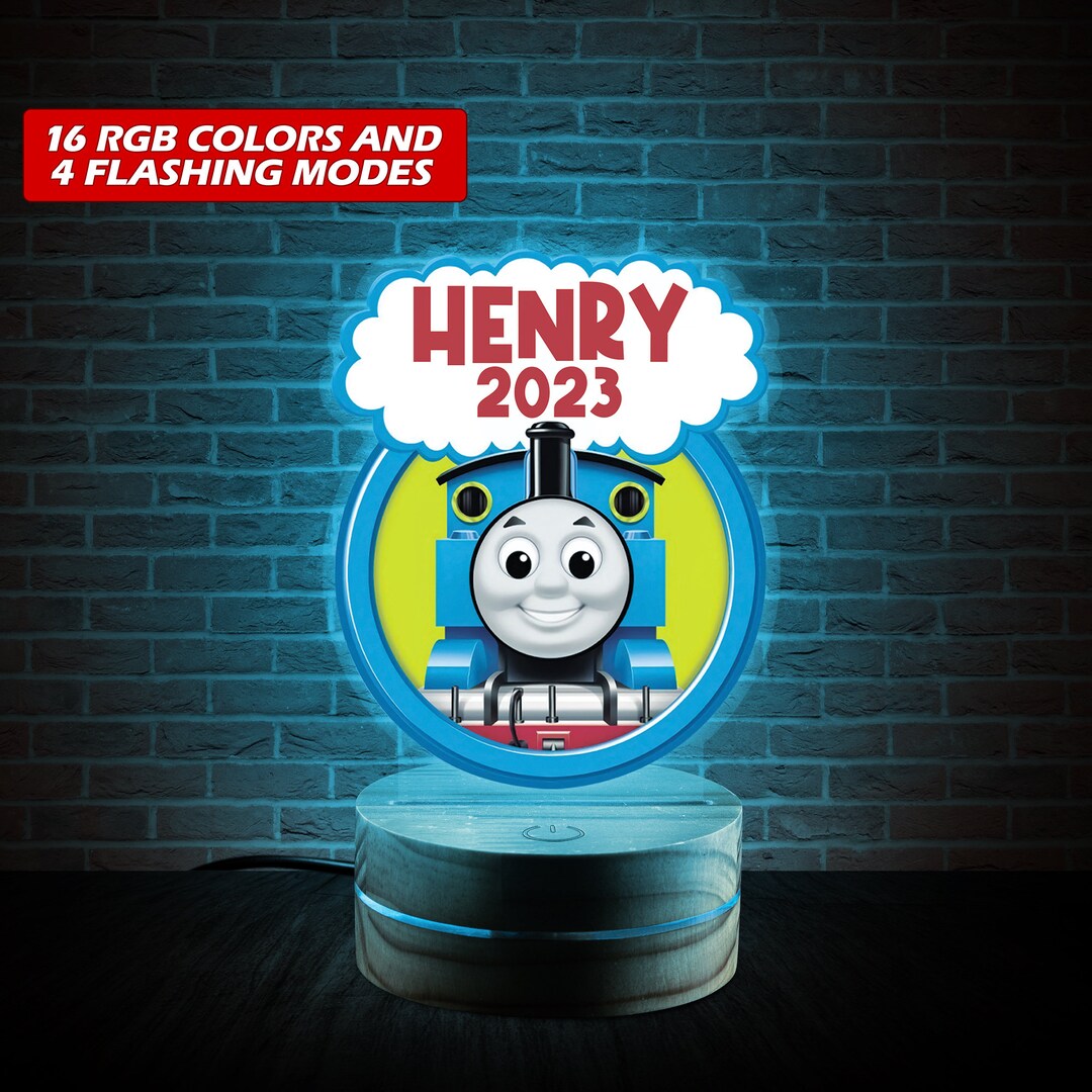 Personalized Train Led Light Cute Train Night Light Movie Etsy