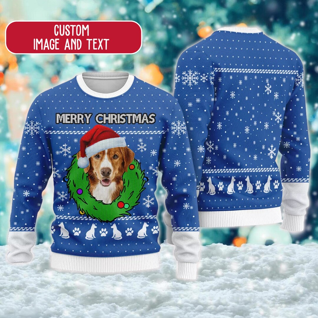 Dog Ugly Christmas Sweater 