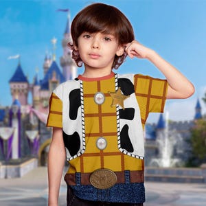 Toy Story Animated Characters Shirt, Toy Costume Cosplay 3D T-Shirt, Halloween Costume For Family Group T Shirt, Toy Shirt For Couple image 1