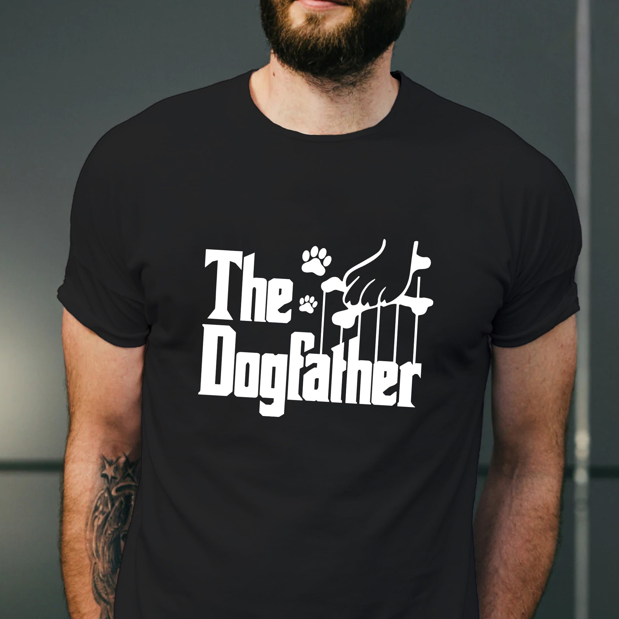 The Dogfather Shirt Dog Dad Funny Shirt Dog Father T shirt Dog Dad Shirt Gift for Pet Owner Father s Day Tee Dog Lover Shirt Etsy Canada