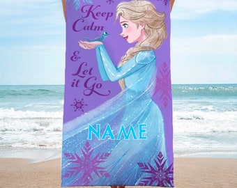 Ice Princess Movie Beach Towels, Princess Beach Towels, Magic World Beach Towel, Princess Beach Towel, Cartoon Movie Beach Towel Gift